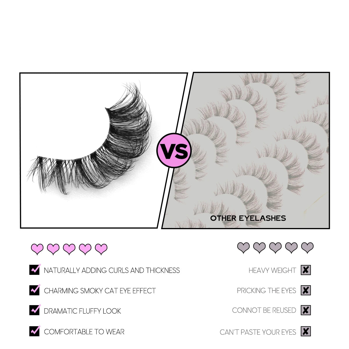 Sweet Gaze 5/10 Pair Sets