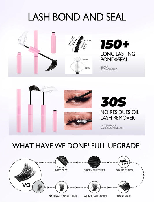 Angelic Whisper Eyelash Clusters Kits