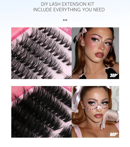 Angelic Whisper Eyelash Clusters Kits