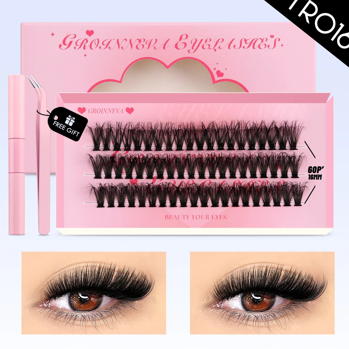Angelic Whisper Eyelash Clusters Kits